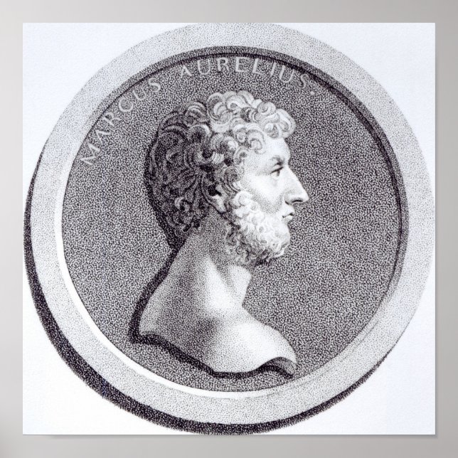 Poster Portrait de Marcus Aurelius (Devant)