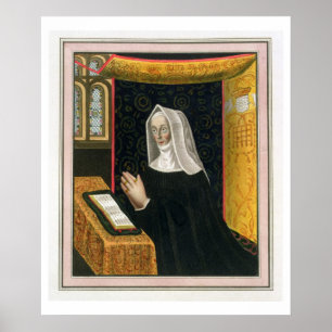 Poster Portrait de Margaret Beaufort, comtesse de Richmon