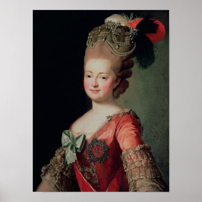 Poster Portrait de Maria Fyodorovna (Devant)