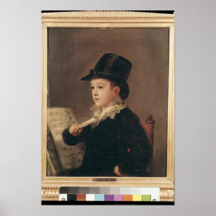 Poster Portrait de Mariano Goya 1815-17