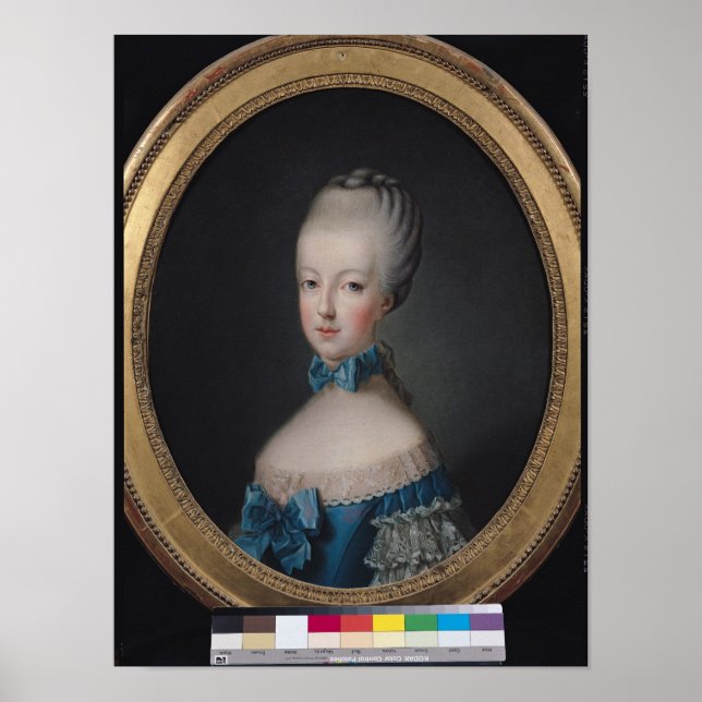 Poster Portrait de Marie-Antoinette de (Devant)