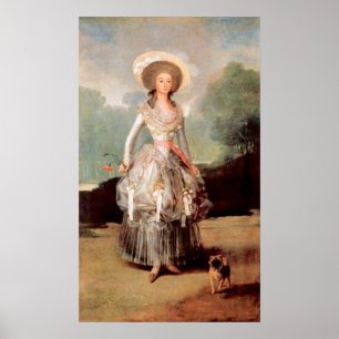 Poster Portrait de Marquesa de Pontejos Sandoval par Goya