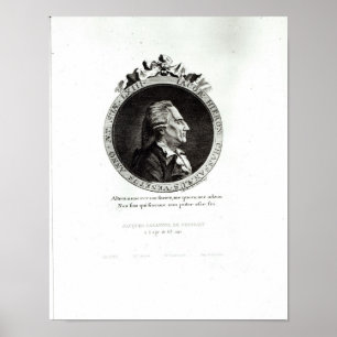 Poster Portrait de médaillon de Giacomo Casanova, âge 6