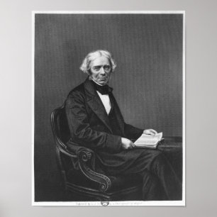 Poster Portrait de Michael Faraday