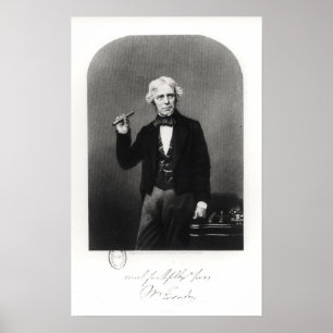Poster Portrait de Michael Faraday
