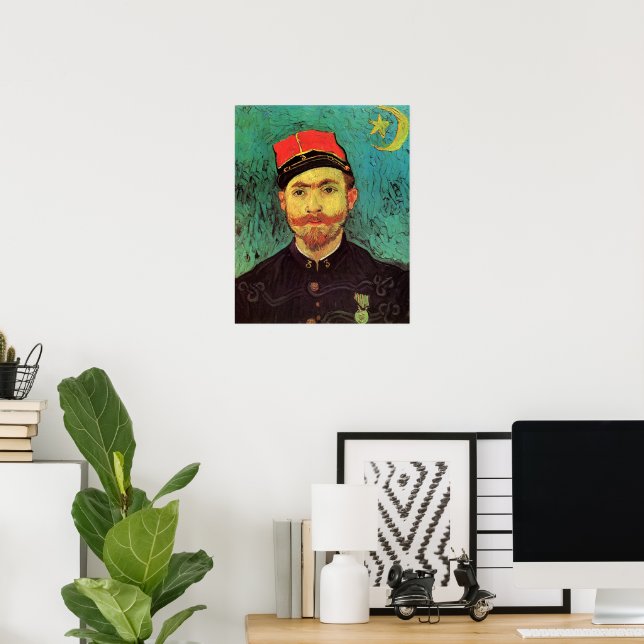 Poster Portrait de Milliet, L'Amant de Vincent van Gogh (Bureau à domicile)