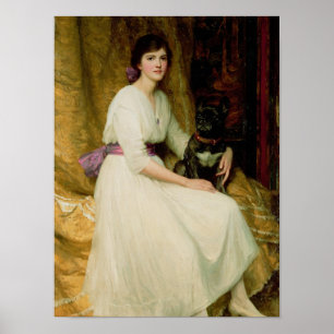 Poster Portrait de Mlle Dorothy Dicksee