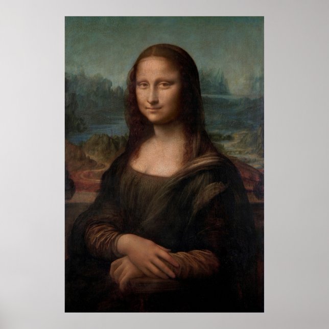 Poster Portrait de Mona Lisa de Léonard de Vinci (Devant)