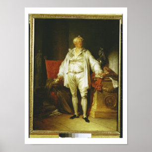 Poster Portrait de Monsieur Bergeret de Grancourt (1715-8