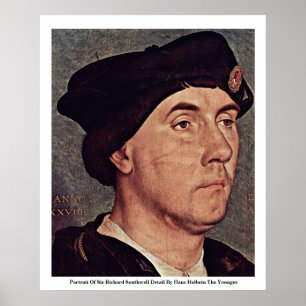 Poster Portrait de monsieur Richard Southwell Detail