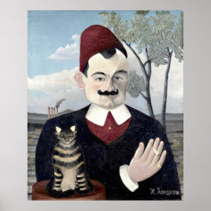 Poster Portrait de Monsieur X, Henri Rousseau Fine Art