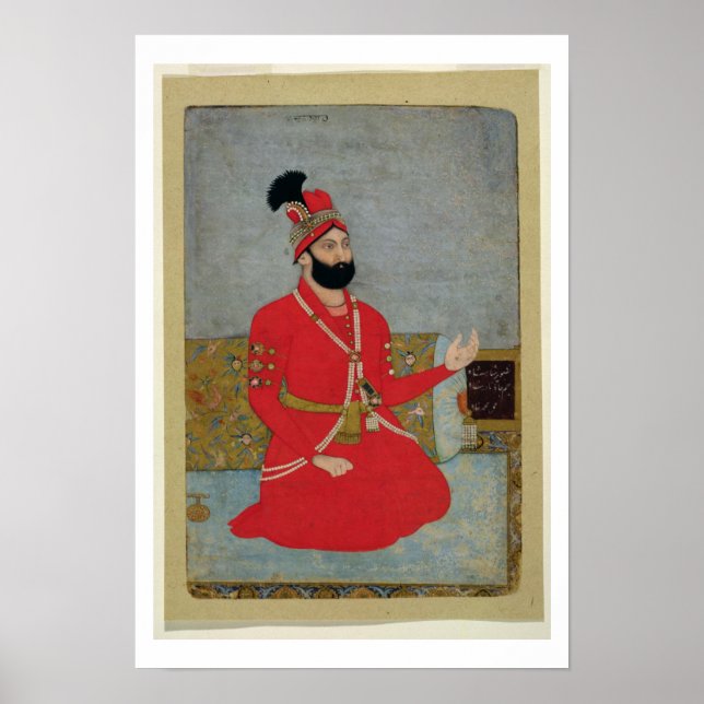 Poster Portrait de Nadir Shah Afshar de Perse (1688-1747 (Devant)