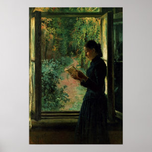 Poster Portrait de Natalia Petrunkevitsin, 1893