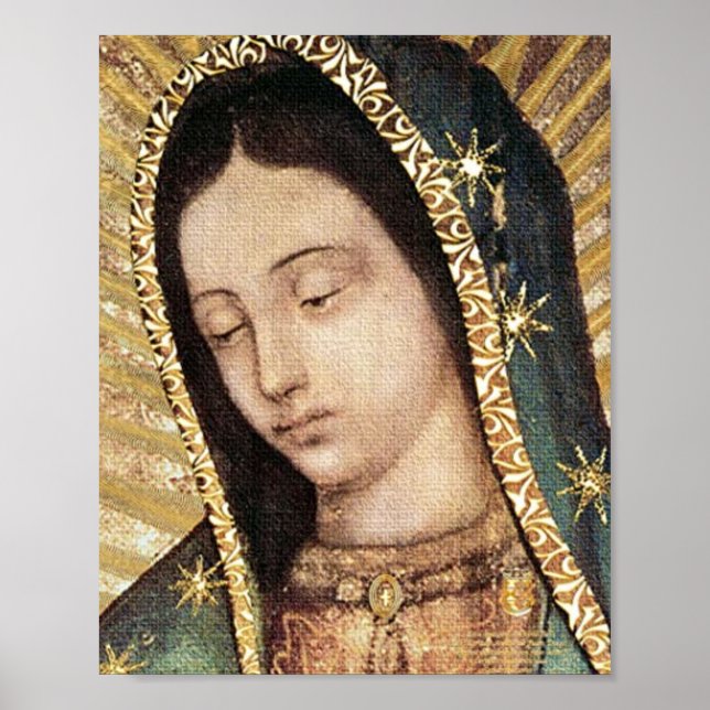 Poster Portrait De Notre-Dame De Guadalupe (Devant)