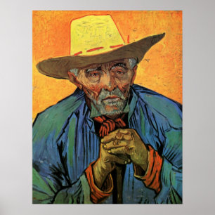 Poster Portrait de Patience Escalier par Vincent van Gogh