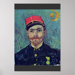 Poster Portrait De Paul-Eugène Milliet Sous-Lieutenant