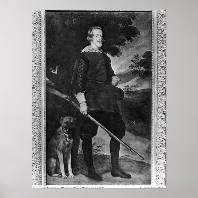 Poster Portrait de Philippe IV roi d'Espagne comme un (Devant)