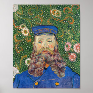 Poster Portrait de Postman par Van Gogh