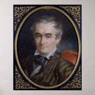 Poster Portrait de Prosper Merimee 1853