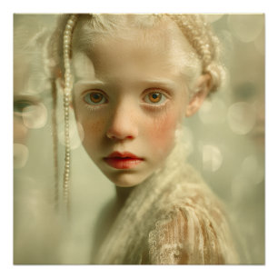 Poster Portrait de rêve d'enfant Lumière chuchotée Enfant