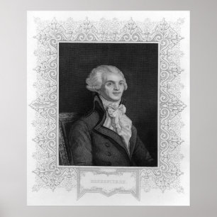 Poster Portrait de Robespierre