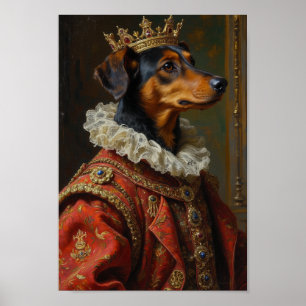 Poster Portrait de Royal Silken Windhound
