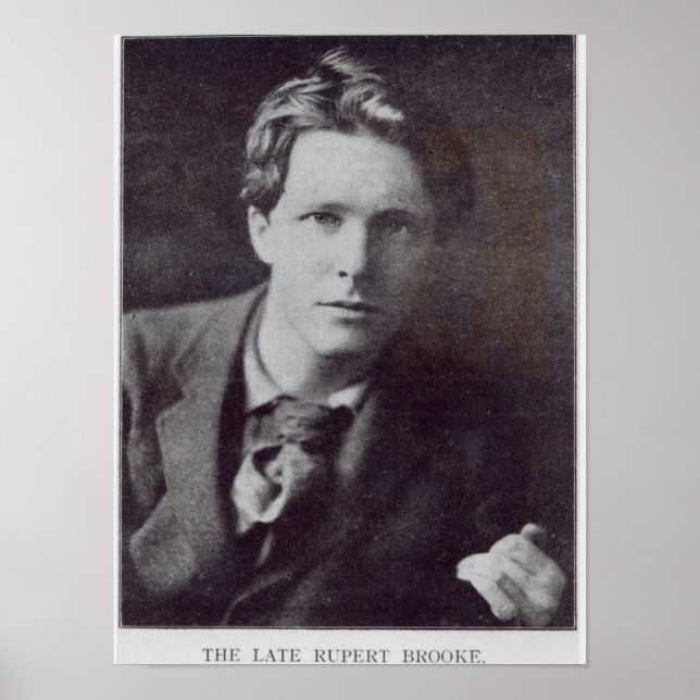 Poster Portrait de Rupert Brooke (Devant)
