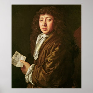 Poster Portrait de Samuel Pepys 1666