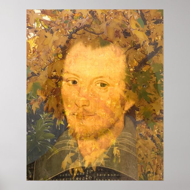 Poster Portrait de Sanders sur William Shakespeare (Devant)