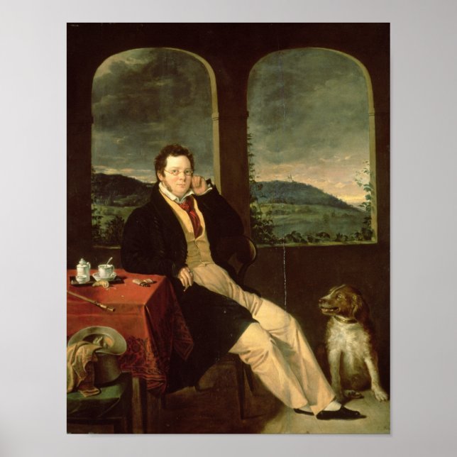 Poster Portrait de Schubert (Devant)