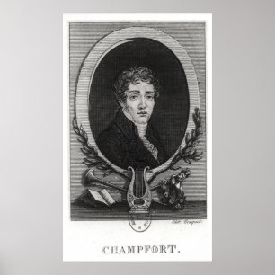 Poster Portrait de Sebastian-Roch Nicolas