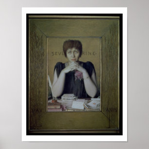 Poster Portrait de Severine (Caroline Remy) (1855-1929) (