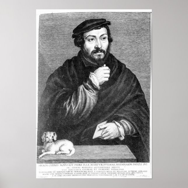 Poster Portrait de Sir Thomas More (Devant)