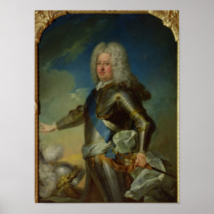 Poster Portrait de Stanislas Lesczinski Roi de Pologne
