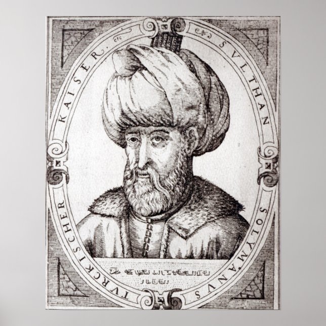 Poster Portrait de Suleiman le Magnifique (Devant)