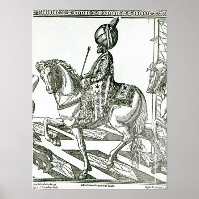 Poster Portrait de Suleiman le Magnifique (Devant)