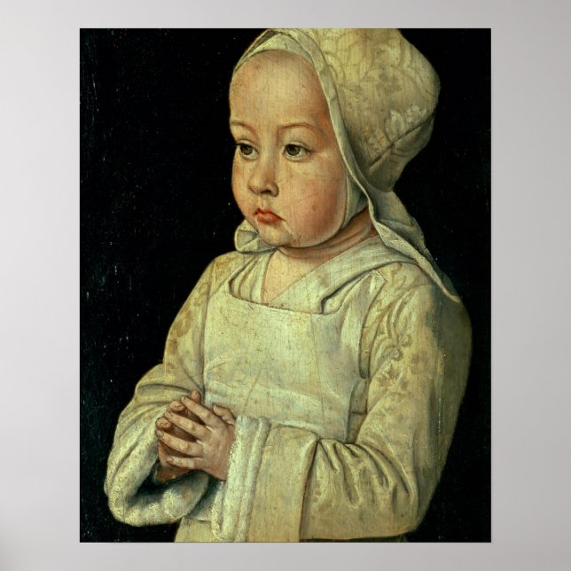 Poster Portrait de Suzanne de Bourbon (1491-1521) fille (Devant)