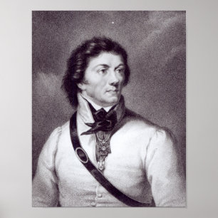 Poster Portrait de Tadeusz Kosciuszko