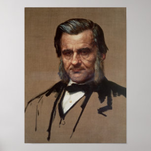 Poster Portrait de Thomas Henry Huxley