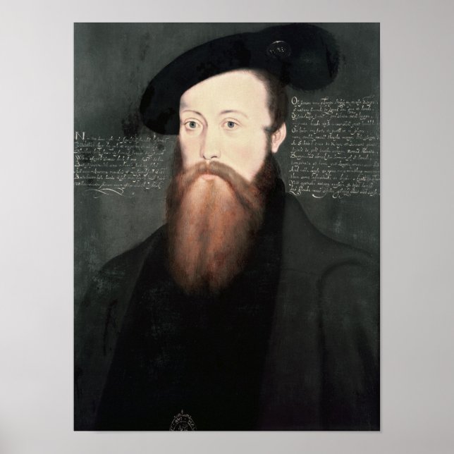 Poster Portrait de Thomas Seymour Baron Seymour (Devant)