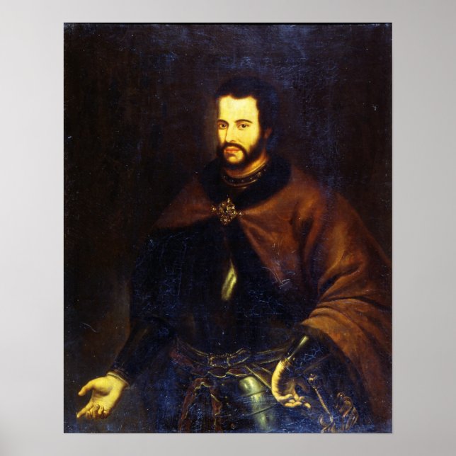 Poster Portrait de Tsar Ivan le V Alexeyevich (Devant)