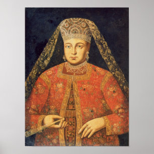 Poster Portrait de Tsarina Marfa Matveyevna