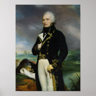 Poster Portrait de vicomte Alexandre-Francois-Marie