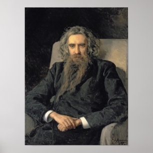 Poster Portrait de Vladimir Sergueïevitch Soloviov, 1895