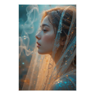 Poster Portrait de Voile enchanté