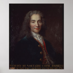Poster Portrait de Voltaire