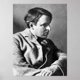 Poster Portrait de W.B. Yeats