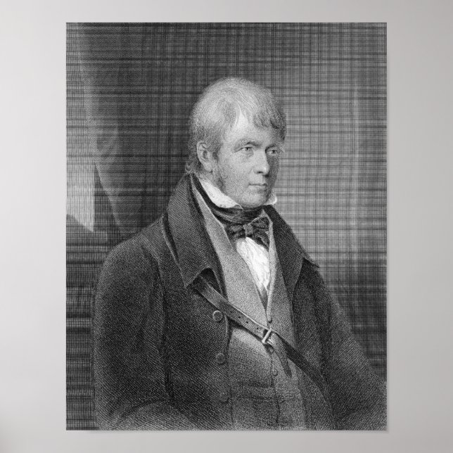 Poster Portrait de Walter Scott (Devant)