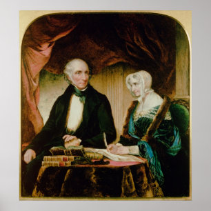 Poster Portrait de William et de Mary Wordsworth, 1839