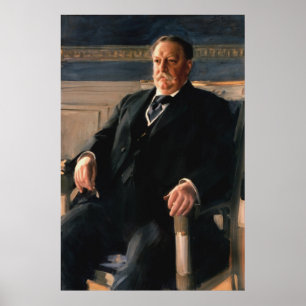 Poster Portrait de WILLIAM HOWARD TAFT par Anders L. Zorn
